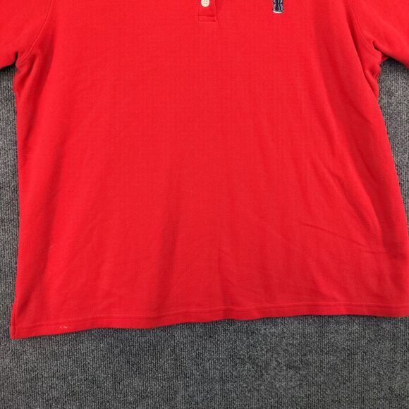 Coca-Cola Mens Uniform Crew Polo Shirt Red Plus Size 26W/28W Short Sleeve - Picture 8 of 13